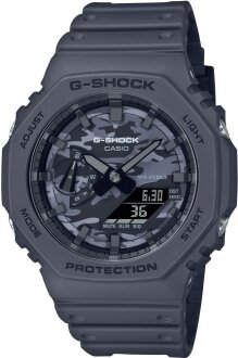 Casio G-Shock GA-2100CA-8ADR Silikon / Siyah Kol Saati kullananlar yorumlar